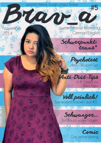 Cover des queer-feministischen Zines Brav_a, Ausgabe #5